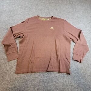 Mossy Oak Thermal Shirt Mens 2XL Waffle Knit Hunting Outdoor Gorpcore Layering